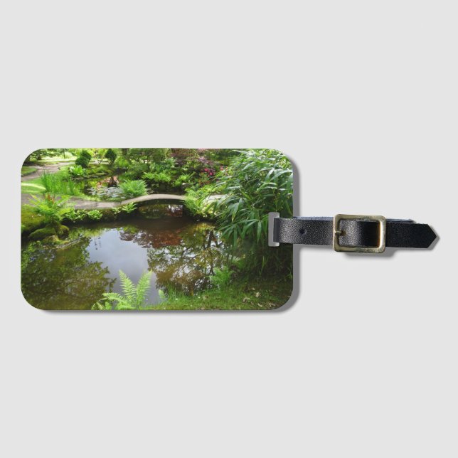 Japansk Garden Luggage Tag Bagagebricka (Framsida horisontal)