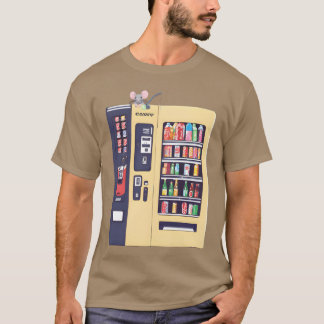 Japansk gäst maskin med liten gåva t shirt