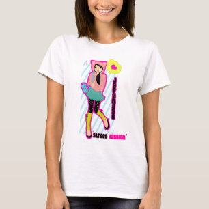JAPANSK GATAMODET-tröja Tee Shirt