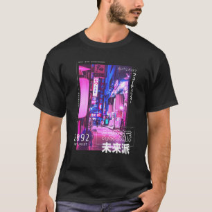 Japansk gatucyberpunk Tokyo Streetwear Aesthet T Shirt