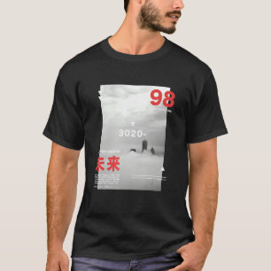 Japansk gatucyberpunk Tokyo Streetwear Aesthet T Shirt