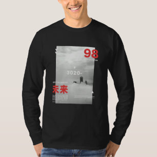Japansk gatucyberpunk Tokyo Streetwear Aesthet T Shirt
