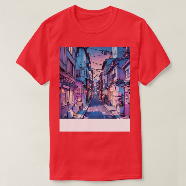 Japansk gatuestetik 6 t shirt (Design framsida)