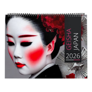 Japansk Geisha Calendar Kalender