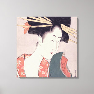 Japansk Geisha Canvastryck