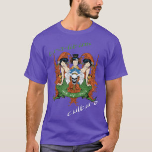 Japansk Geisha Kawaii Girl Kimono Samurai T-Shirt