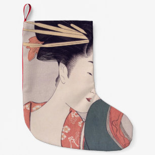 Japansk Geisha Liten Julstrumpa