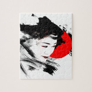 Japansk Geisha Pussel