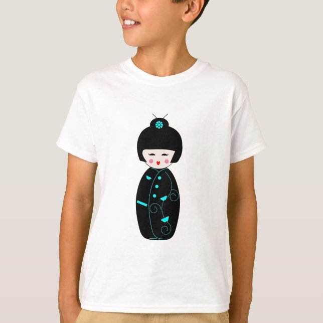 Japansk Geishadocka T-shirt (Framsida)