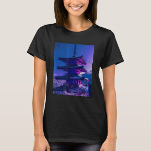 Japansk Glitch Cyberpunk Tokyo Streetwear Aesthet T Shirt