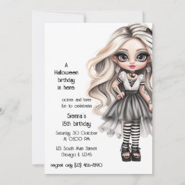 Japansk gotisk inbjudningar