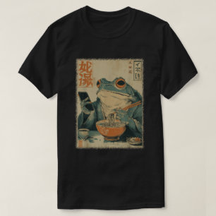Japansk Groda Ramen Konst Rolig Ukiyo-e Tröja