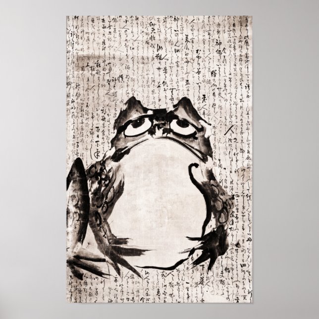Japansk groda (slutet av 1800-talet) poster (Framsidan)