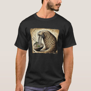 Japansk Grottekunst Nudel Älskare Vilda Djur Valro T Shirt