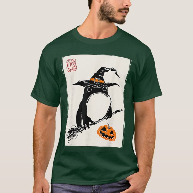 Japansk Grumpy Groda Häxa Män Kvinnor Barn Rolig H T Shirt (Framsida)