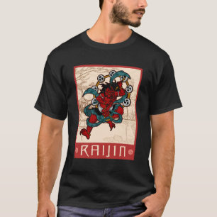 Japansk gud Drums Mythical Creatures Japan Anime T Shirt
