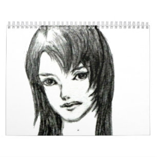 Japansk gullig flicka MANGA Kalender