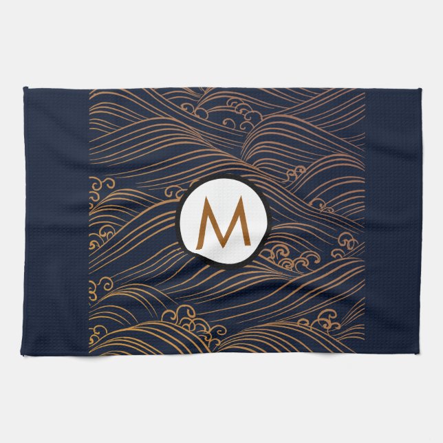 Japansk handduk för Tea för stilbrytningpersonlig Kökshandduk (Horisontell)