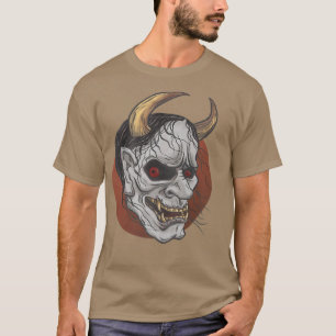 Japansk Hannya Mask demon eller onestesisk tatueri T Shirt