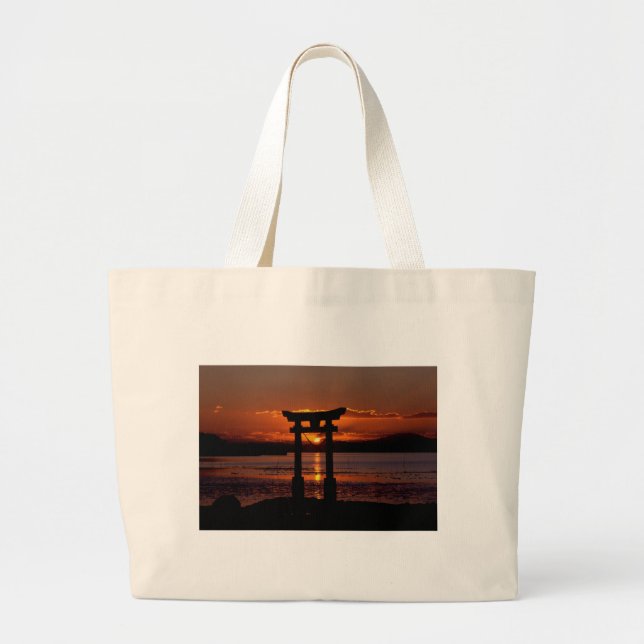 Japansk helgedom Nagao Jumbo Tygkasse (Framsidan)
