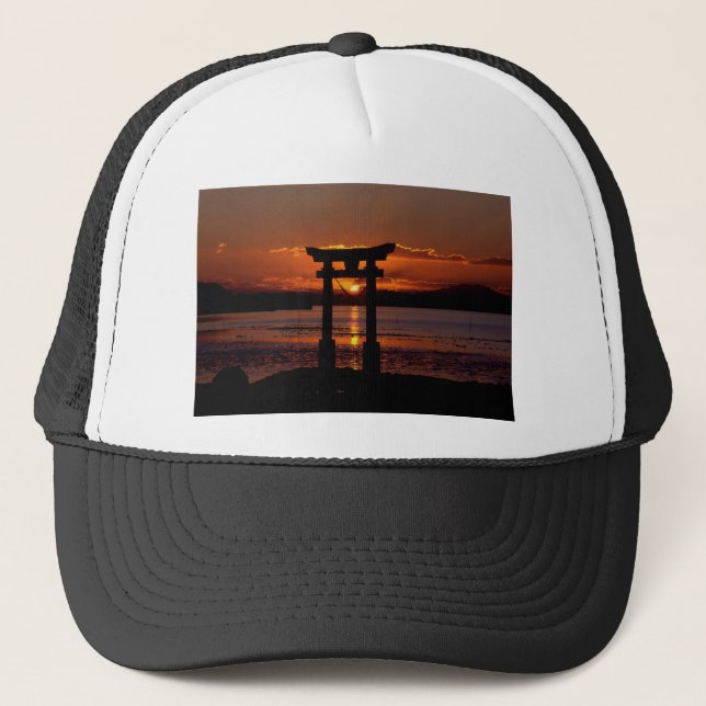 Japansk helgedom Nagao Truckerkeps (Framsida)