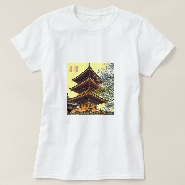 Japansk helgedom t shirt (Design framsida)