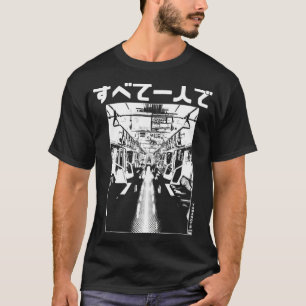Japansk Hiragana Metro Yamanote-linje till Ensam T Shirt