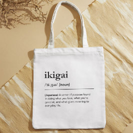 Japansk Ikigai Livssyfte Minimalist Definition Tygkasse