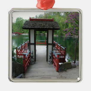 Japansk inspiration julgransprydnad metall