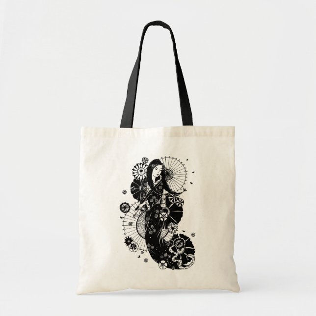 Japansk inspirationtoto tygkasse (Framsidan)
