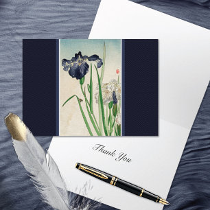 Japansk iris Botanical Tack Kort