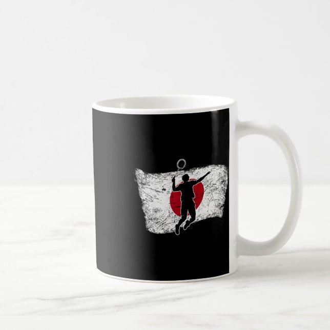 Japansk japansk Flagga Dminton Kaffemugg (Höger)