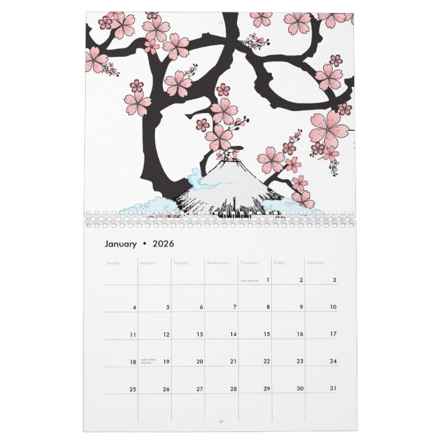 Japansk kalender:: SPECIELL KONST Kalender (Jan 2026)