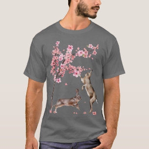 Japansk kanin Cherry Blommar Flower Sakura Träd T Shirt