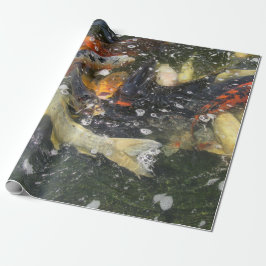 Japansk karp Koi Fish Swimming Presentpapper