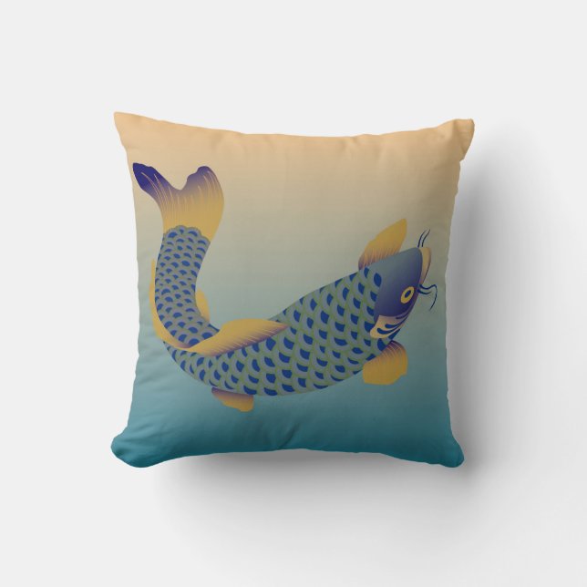 Japansk karp Mönster Kudde (Framsida)