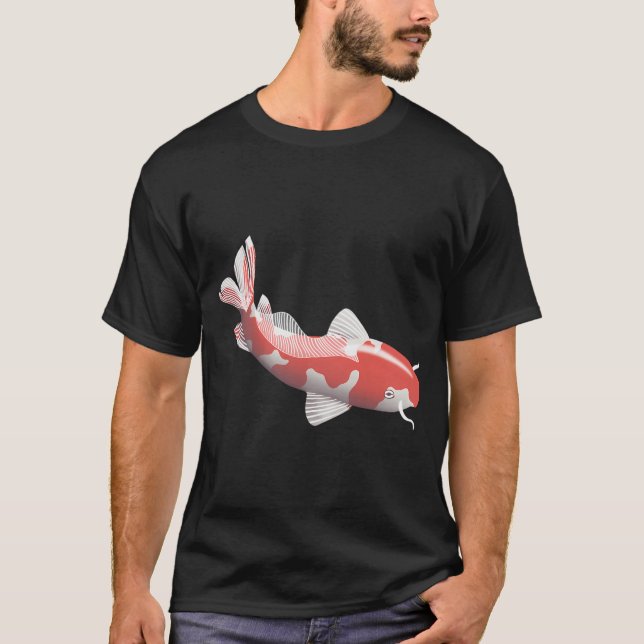 japansk karp t shirt (Framsida)