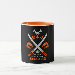 Japansk Katana Sword Mugg