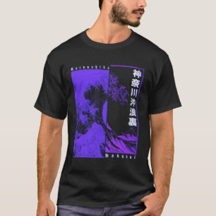 Japansk Katsushika Hokusai Underbar Wave Av Kanaga T Shirt