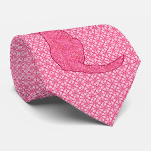 Japansk katt - Fuchsia Rosa Batik Slips