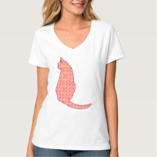 Japansk katt - korall Orange Batik Tröja