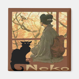 Japansk katt Neko Magnet