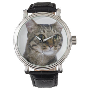 Japansk katt på vitbakgrund armbandsur