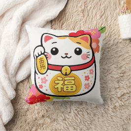 Japansk Kawaii Maneki Kudde