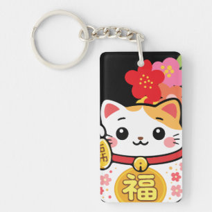 Japansk Kawaii maneki lycklig katt