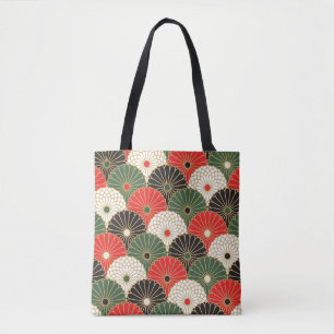 Japansk Kimono Fabric-formad till te Tygkasse