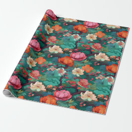 Japansk Kimono Fabric-formad wrap Presentpapper