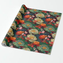 Japansk Kimono Fabric-formad wrap