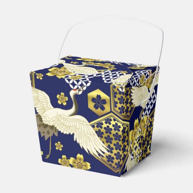 Japansk Kimono Fabric-formaterad favoritruta Presentaskar (Framsidan Sidan)