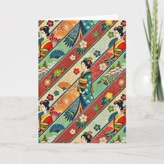 Japansk kimono kort